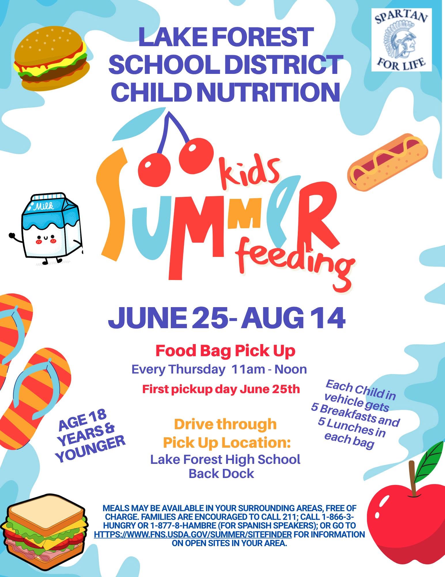 FREE SUMMER MEALS FOR SPARTAN FAMILIES