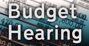 Special Called Board Meeting/Budget Hearing Tonight