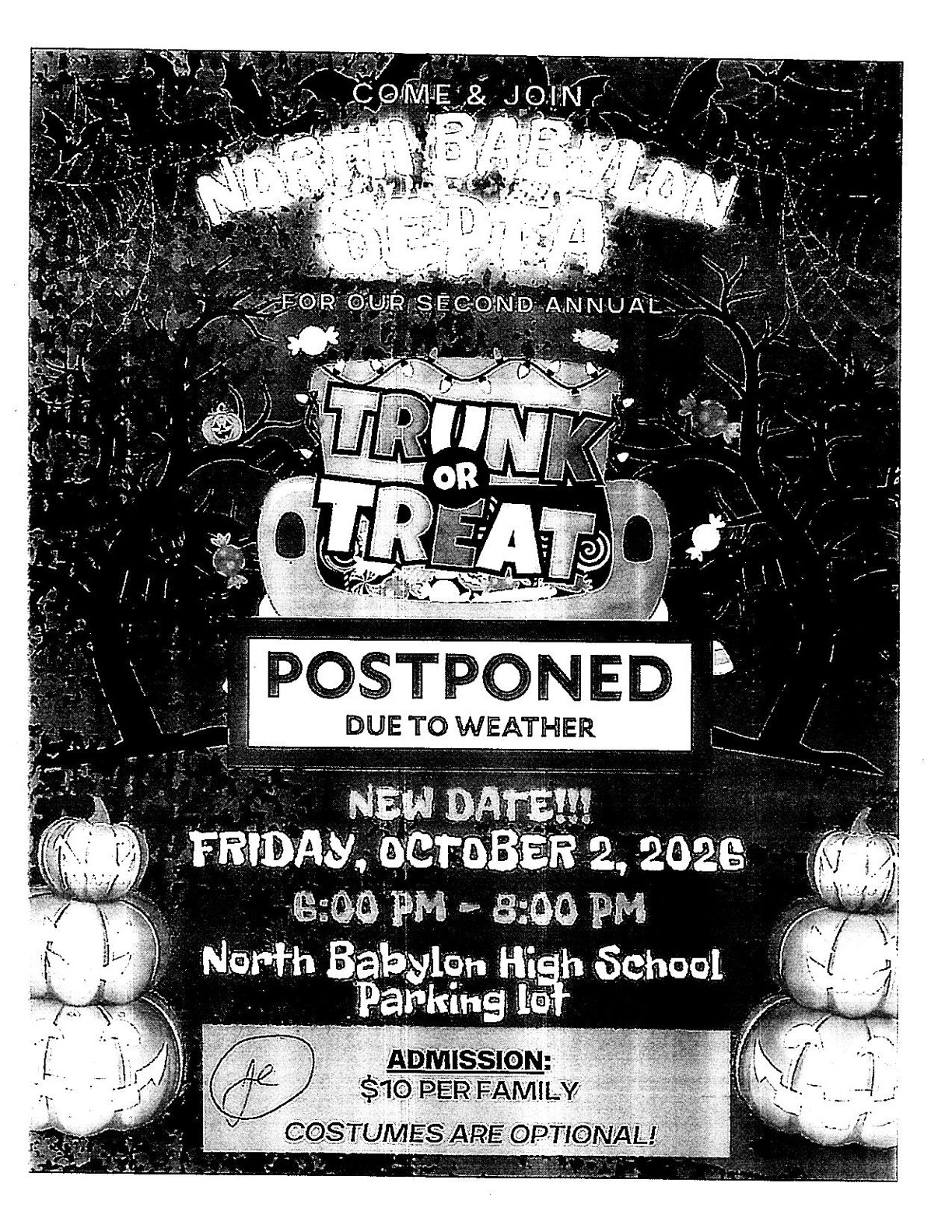 Trunk of Treat POSTPONED