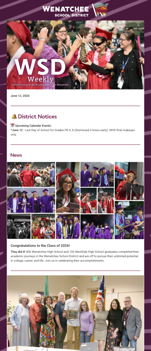WSD Weekly: June 12, 2026