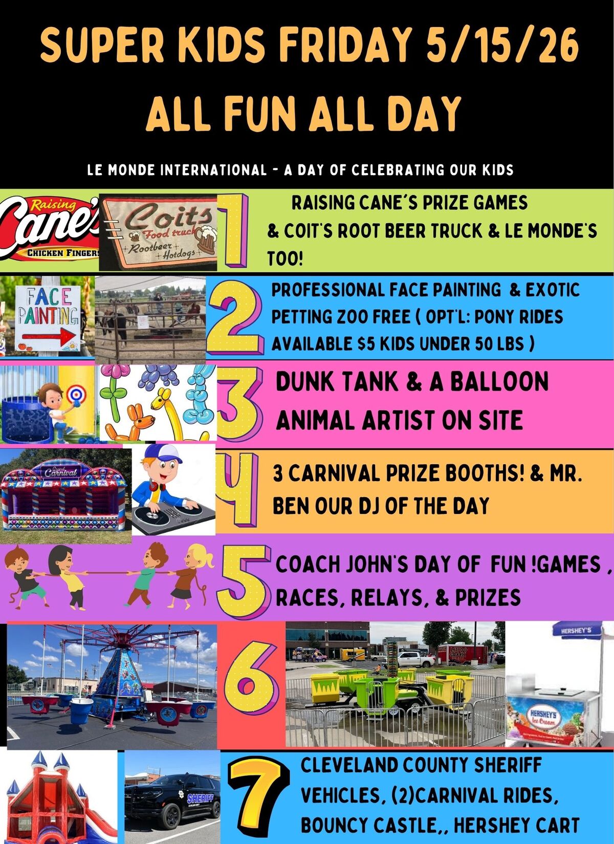 Super Kids Day tomorrow!!!!!!!!!!!   
