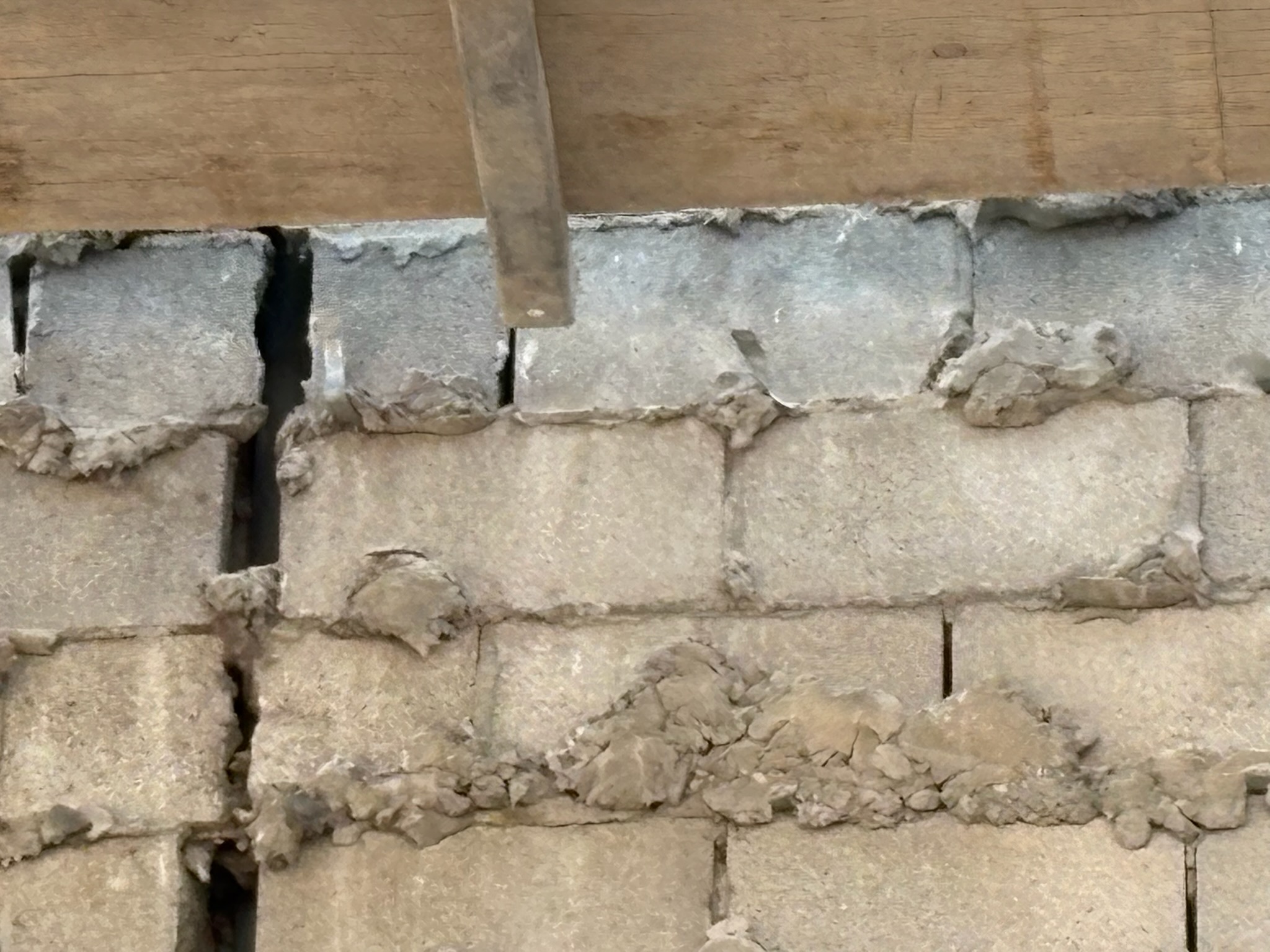 West wall block damage