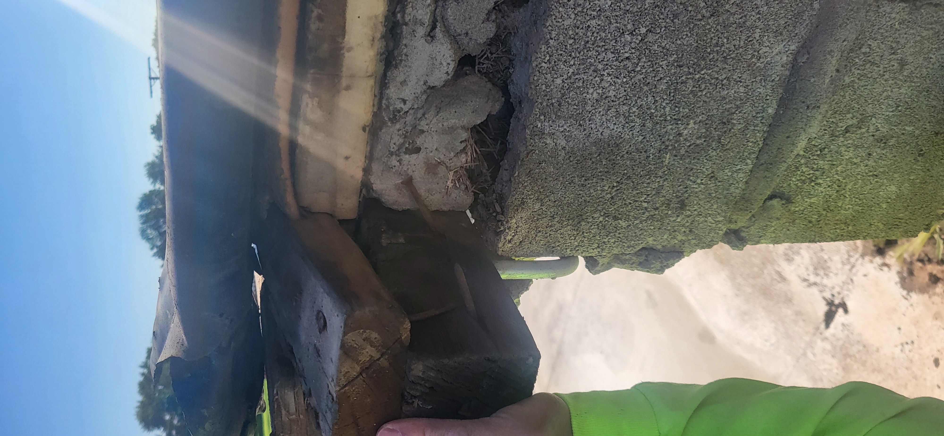 Improperly installed roof/wall connections