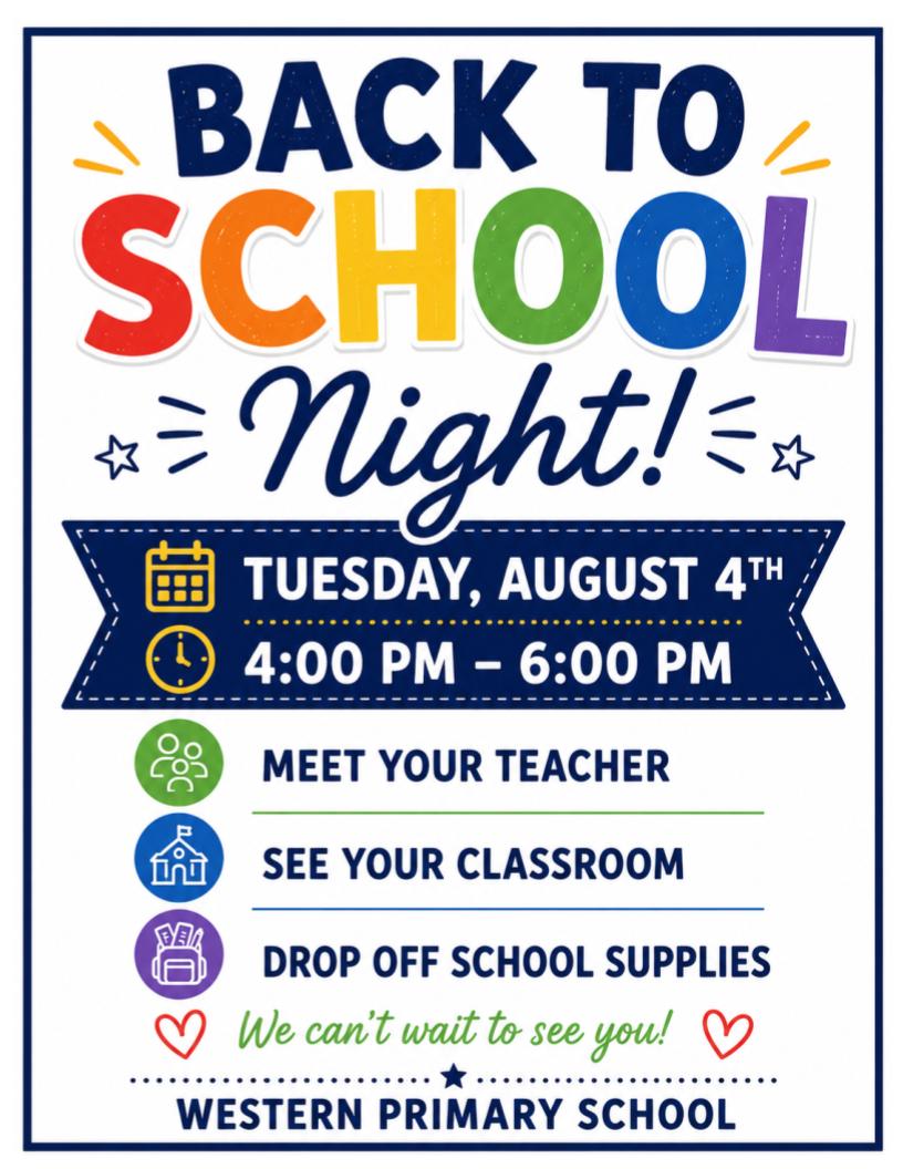 Back to School Night