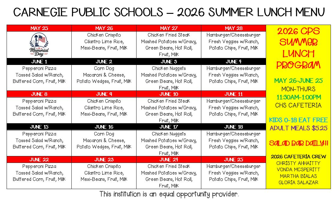 Summer Lunch Program