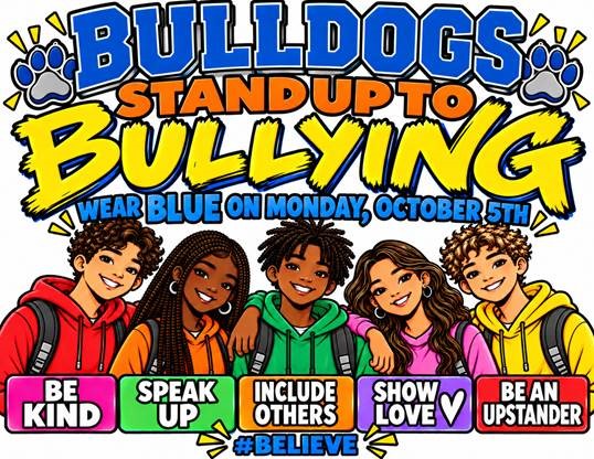 Stand Up To Bullying | Wear Blue on Monday, October 5