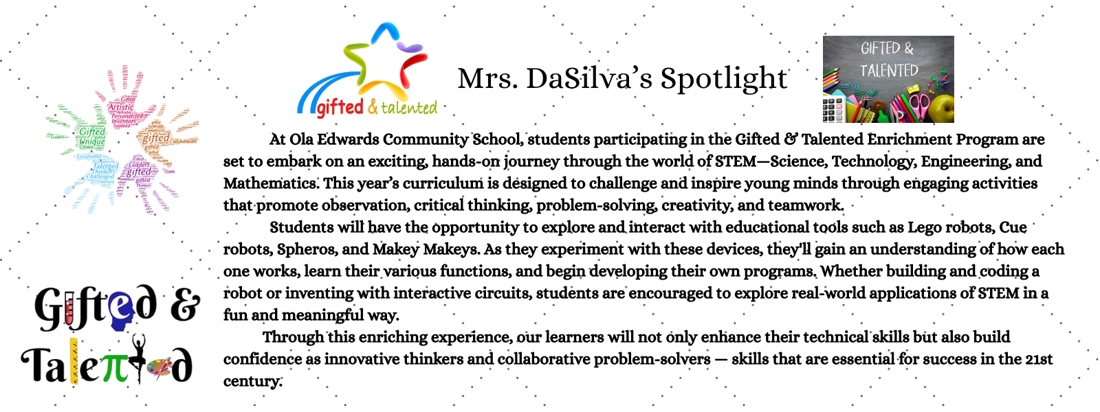 Mrs. DaSilva’s spotlight!