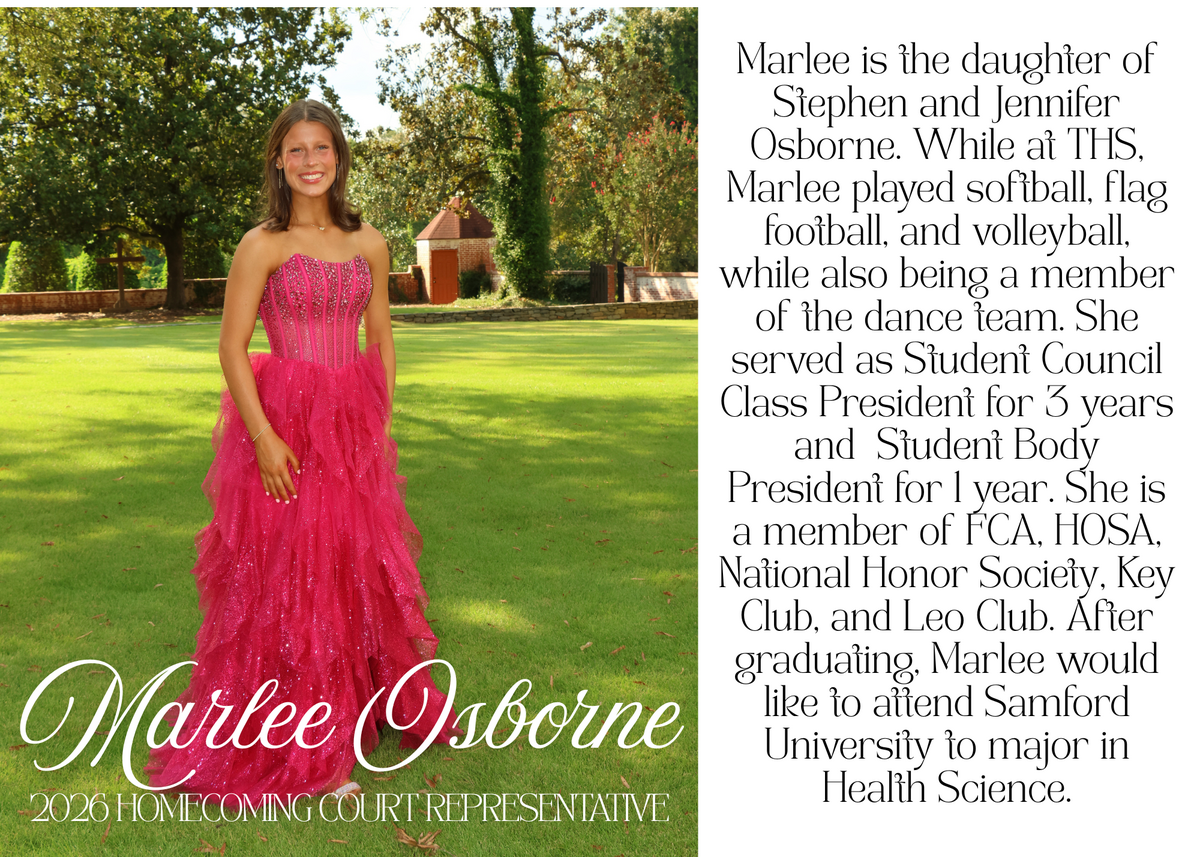 Introducing our 2026 Homecoming Court Representatives!