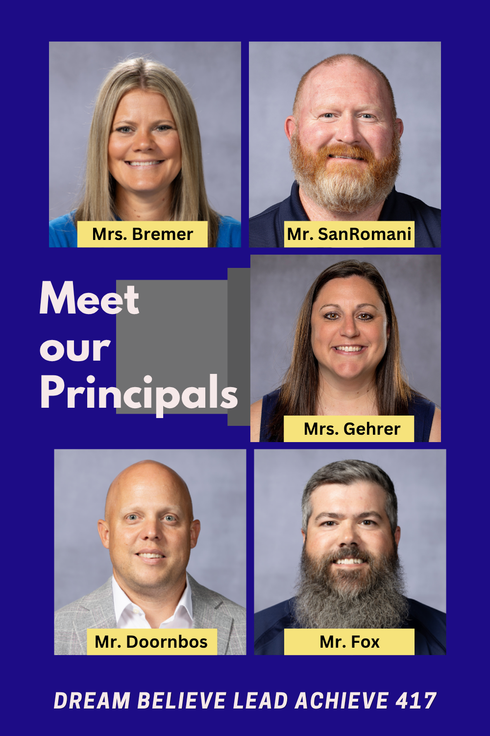 October is National Principals Month