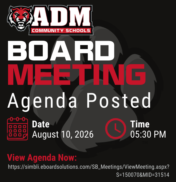 ADM Board Meeting Agenda Posted for Monday, August 10th