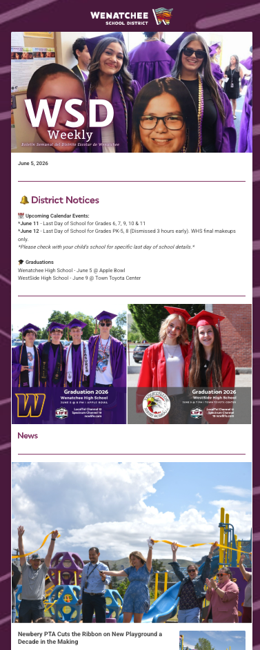 WSD Weekly: June 5, 2026