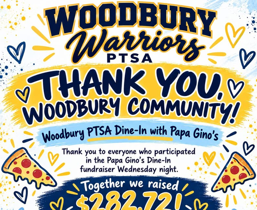 Woodbury PTSA- Thank you Woodbury!