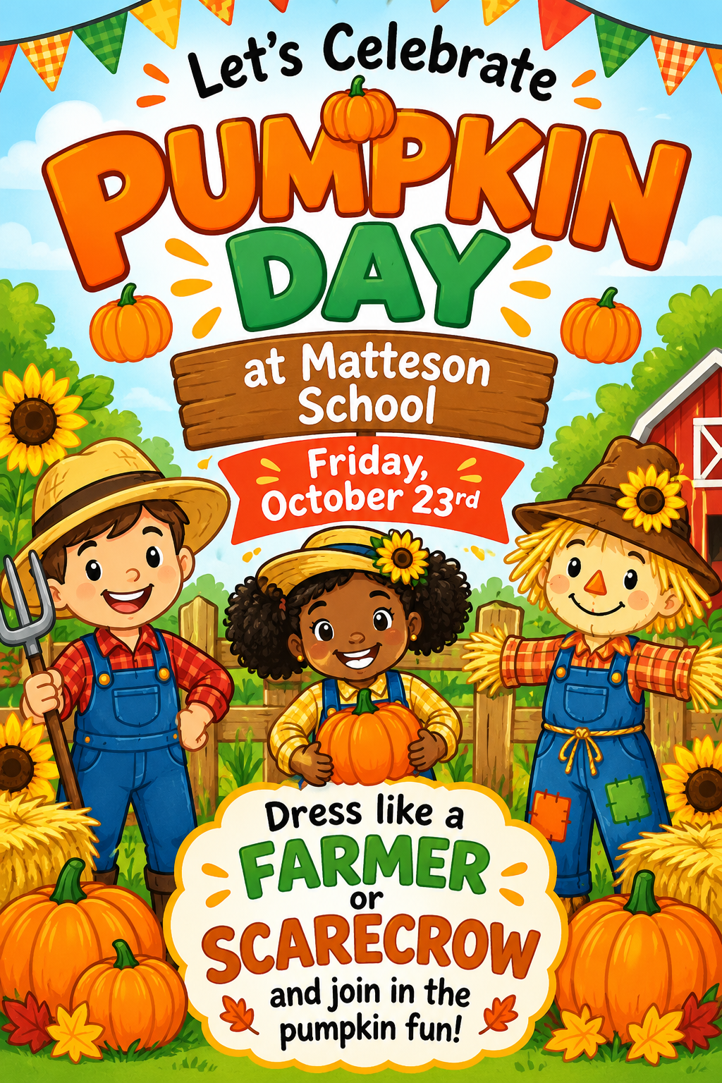 Pumpkin Day -- Friday, October 23, 2026