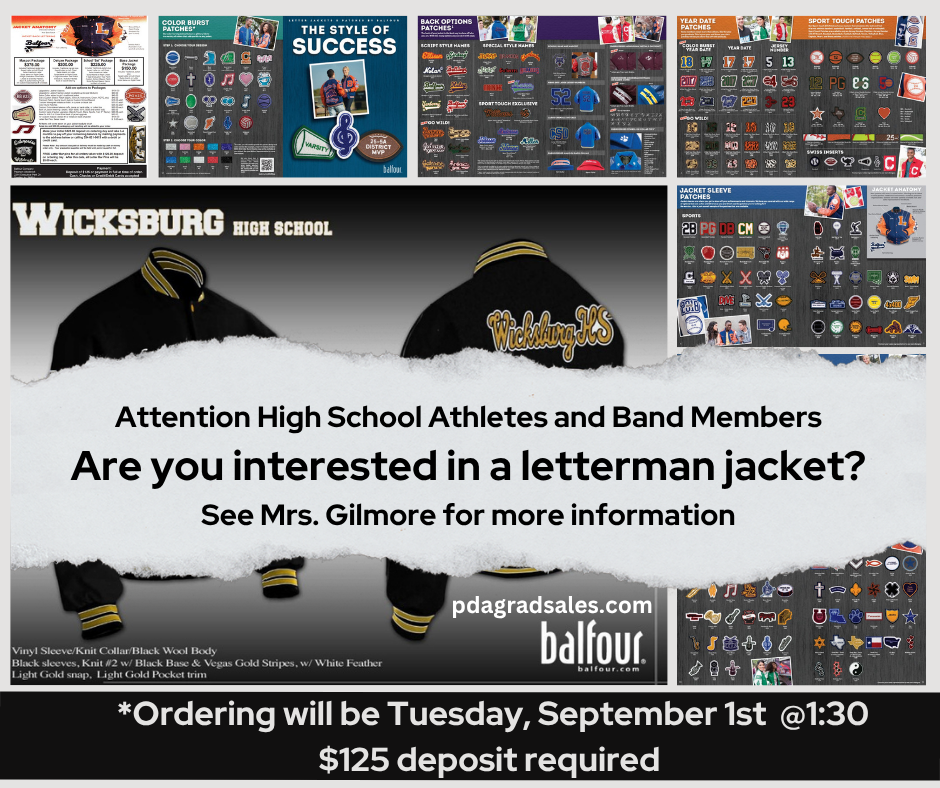 Letterman Jacket Ordering Information
