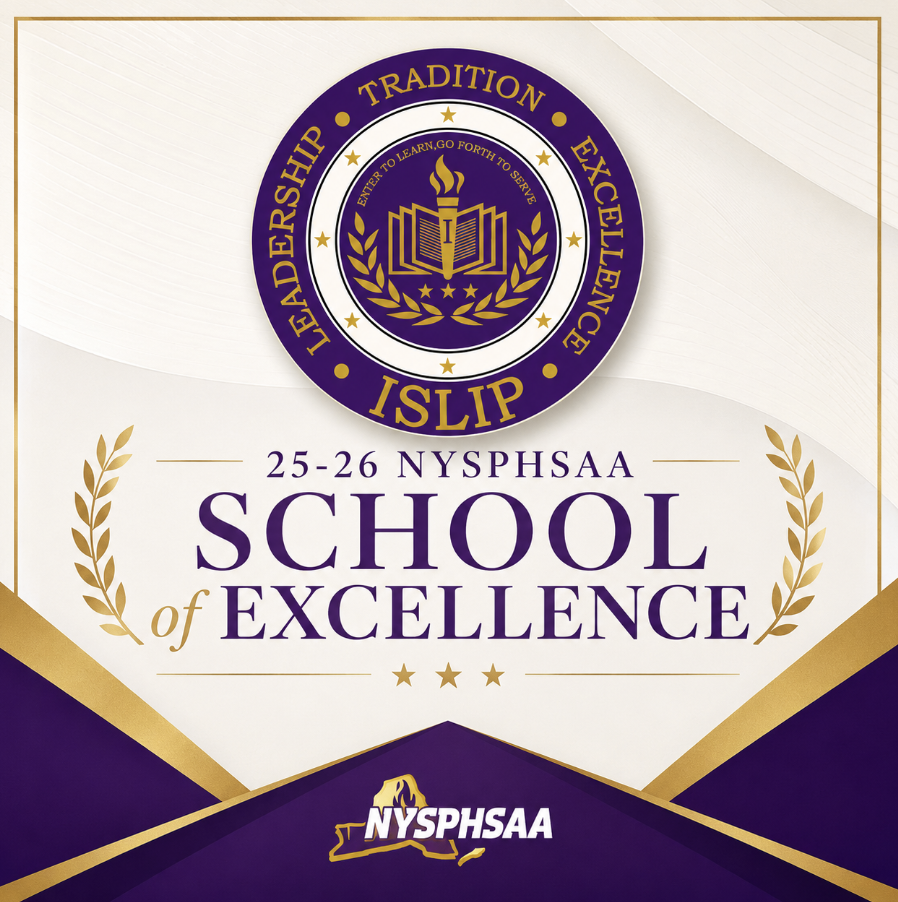 Islip Earns NYSPHSAA School of Excellence Recognition
