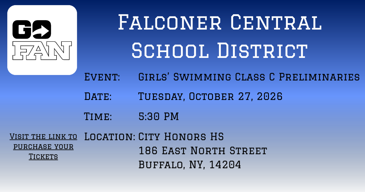 GoFan Ticket Information - Girls' Varsity Swimming