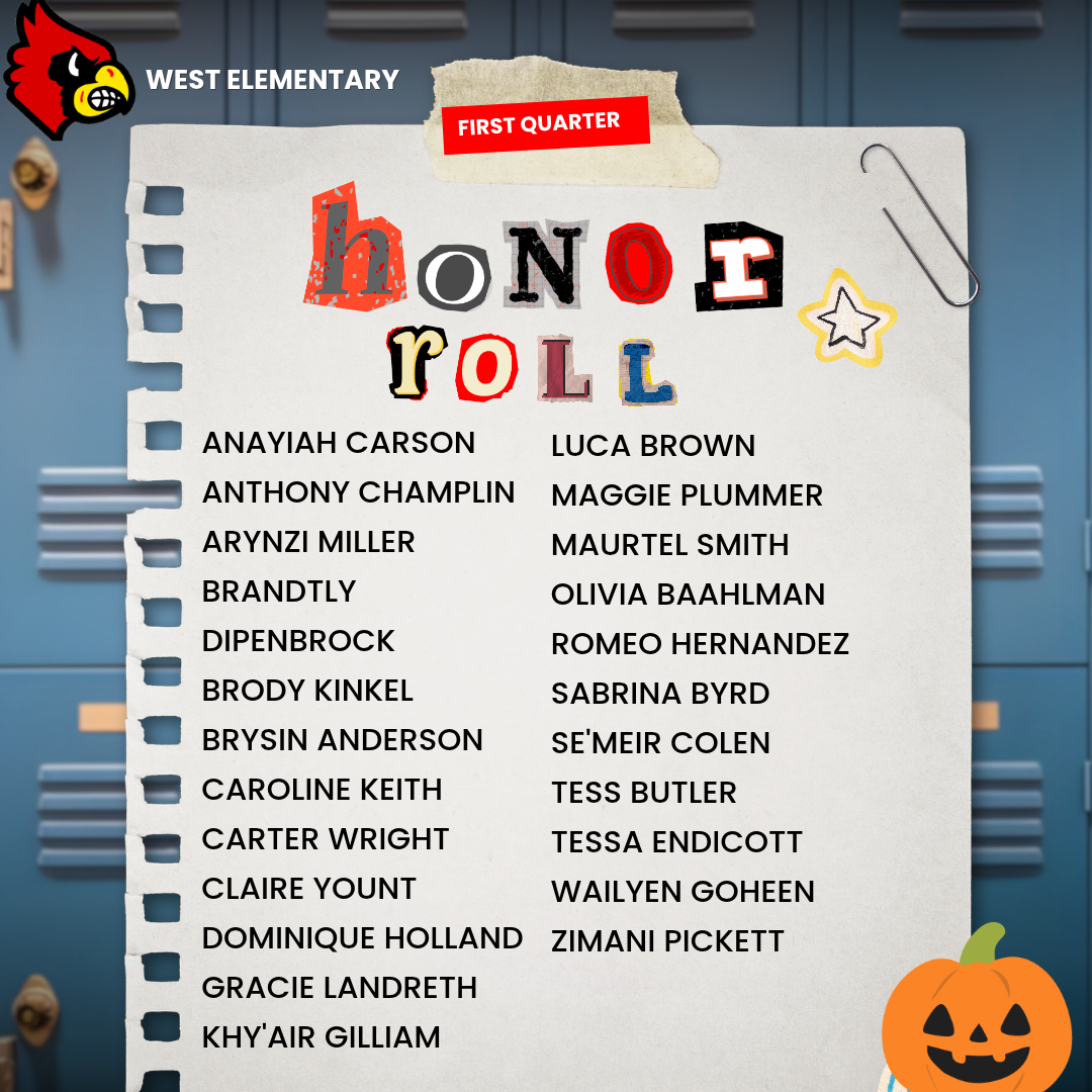 4th Grade Honor Roll