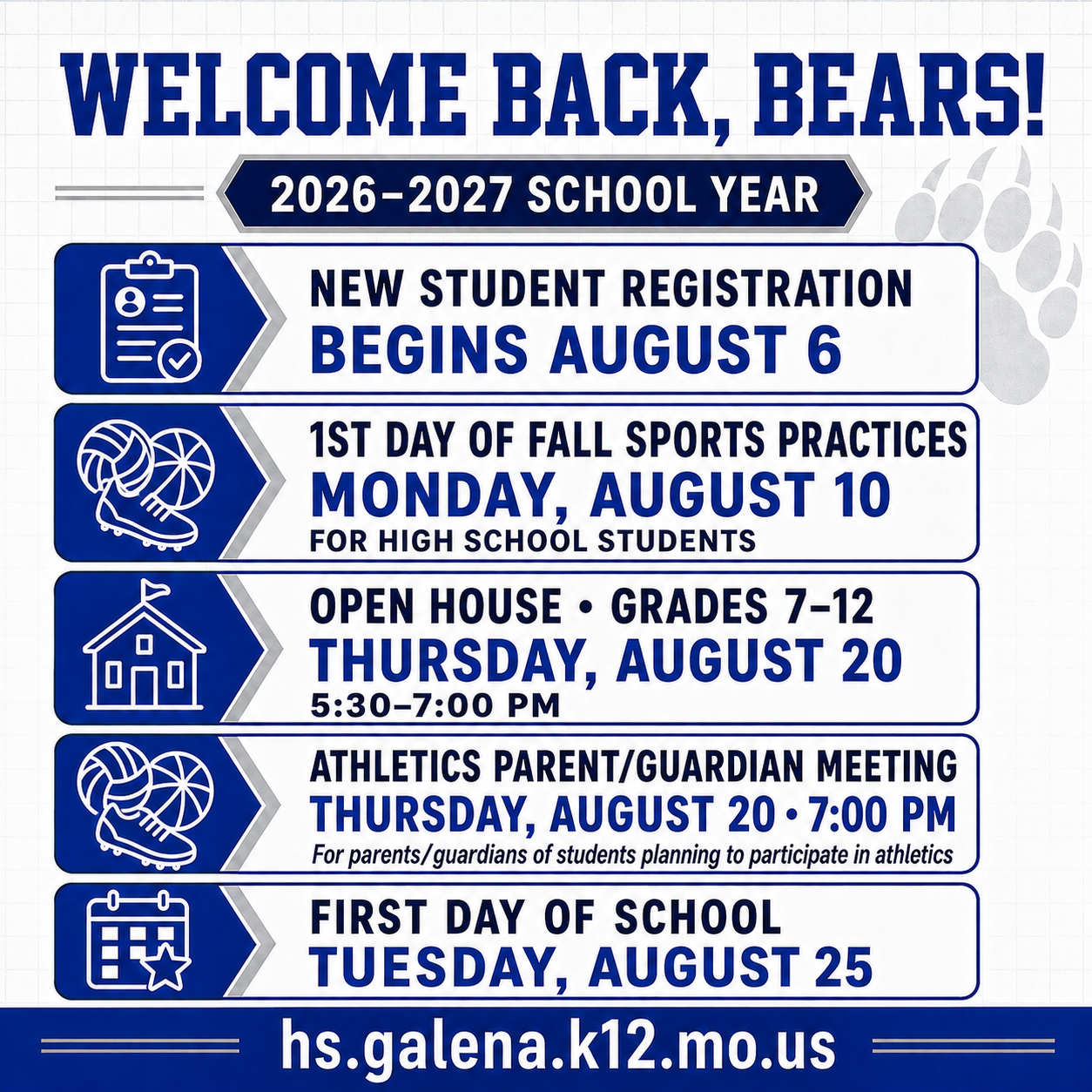 Back-to-School for GHS