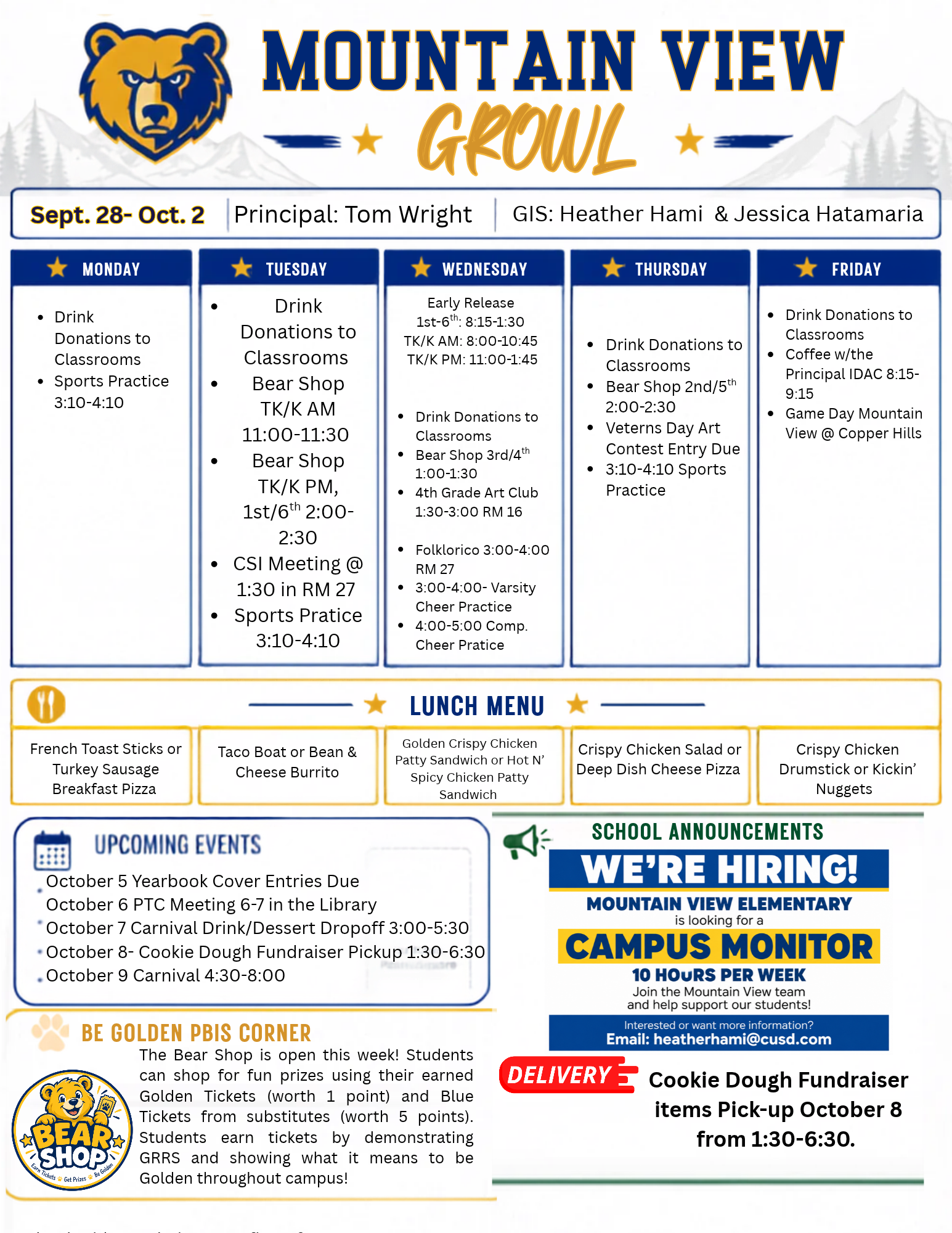 GROWL 9/28-10/2