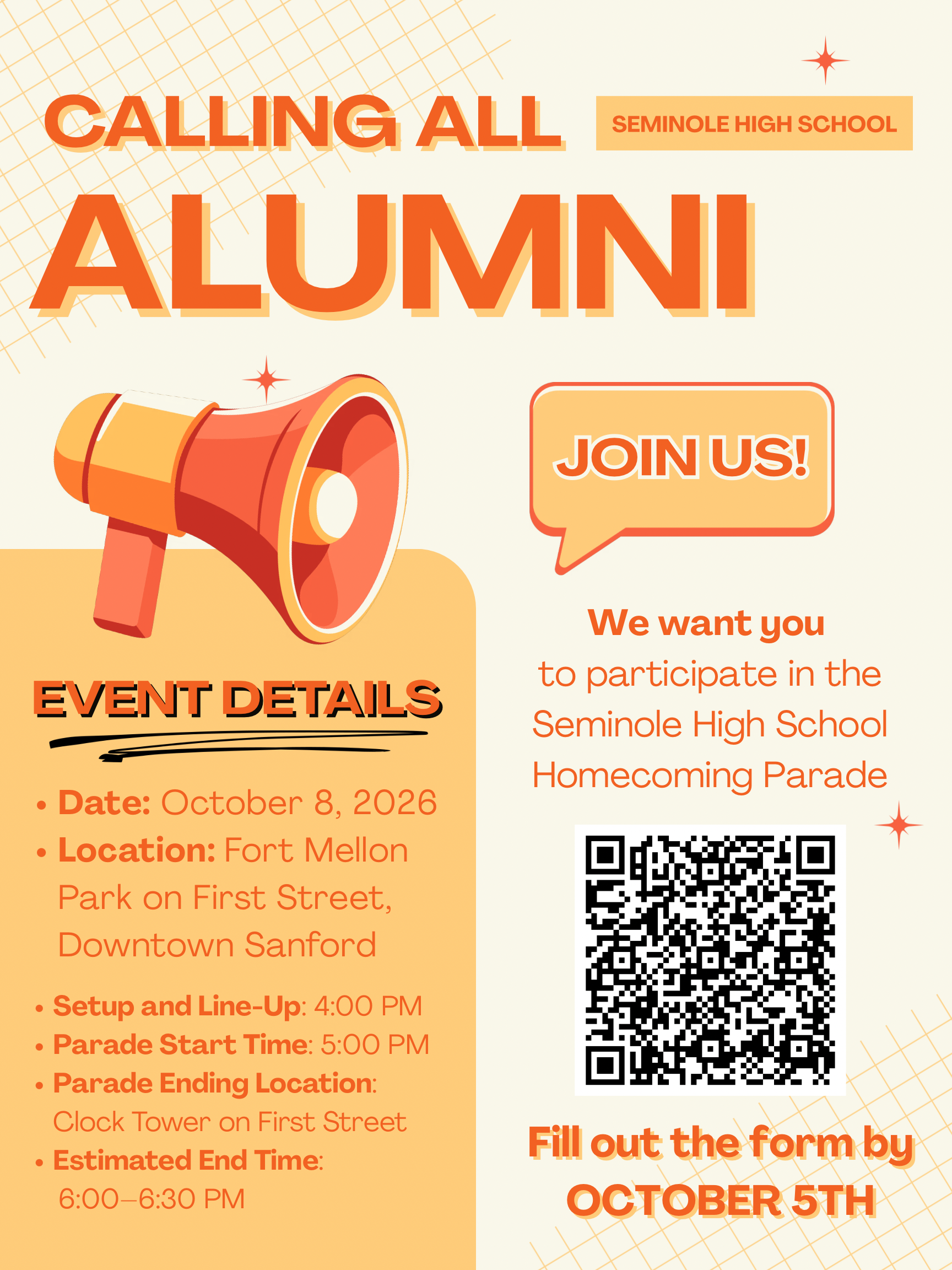 Homecoming Parade Alumni Reach Out