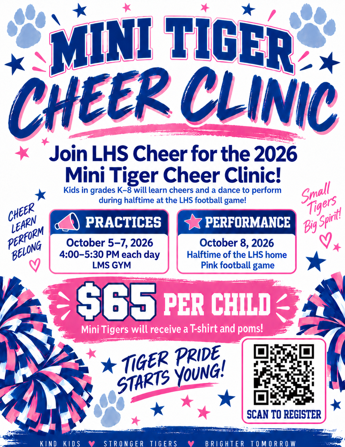 Mini Tiger Cheer Clinic