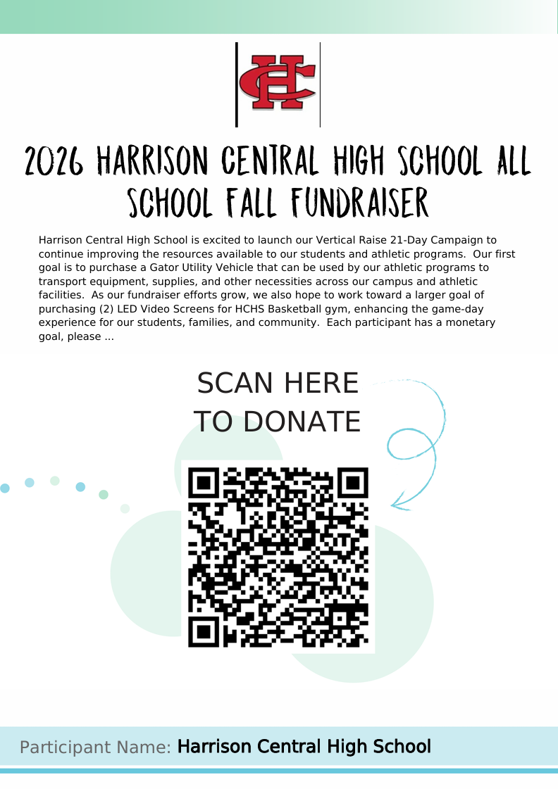 📣 Support Harrison Central High School! ❤️🖤