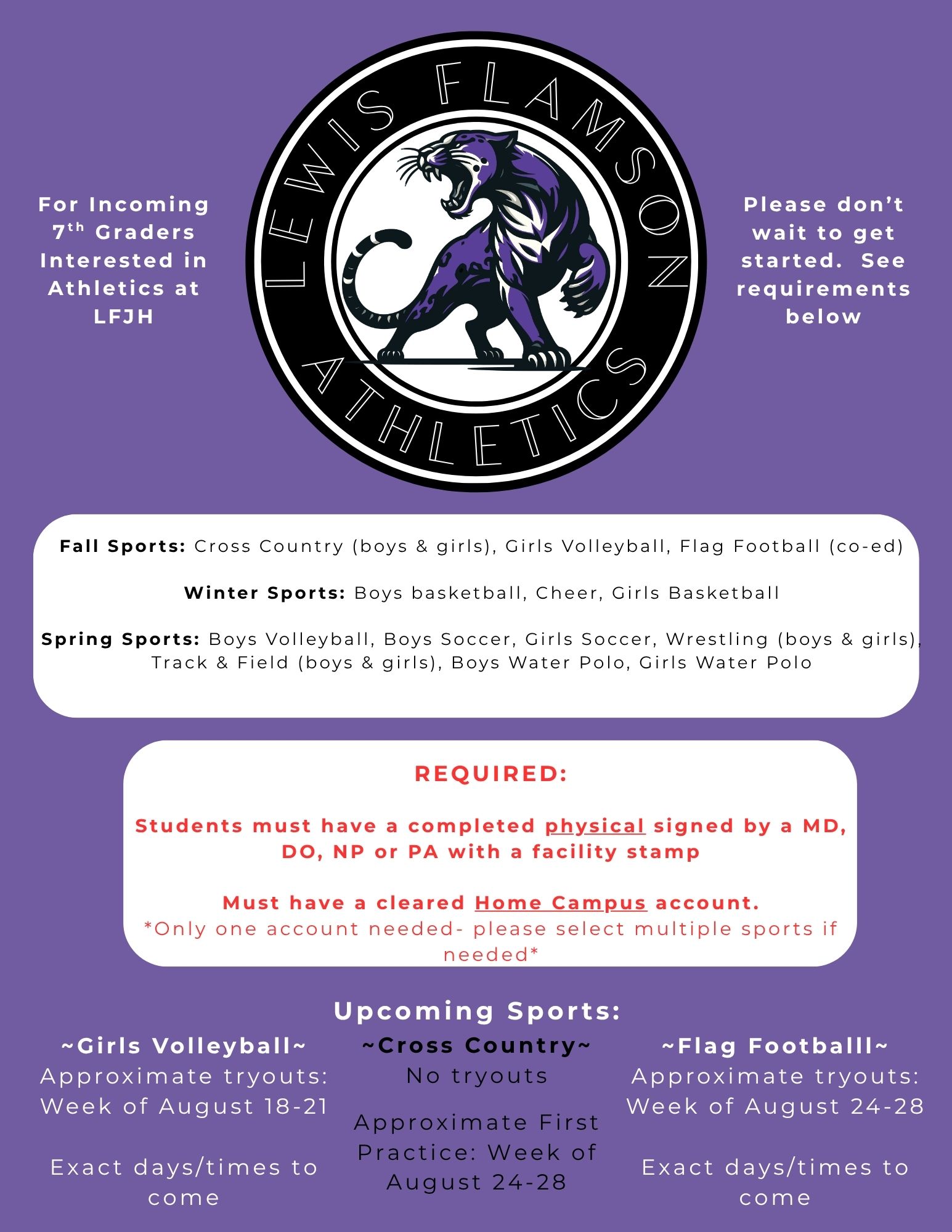 LFJH Athletics