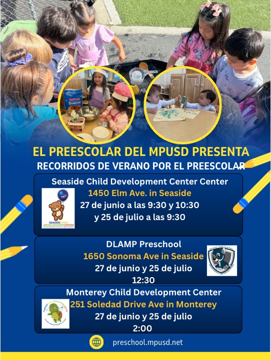 MPUSD Preschool Tours | Summer 2026