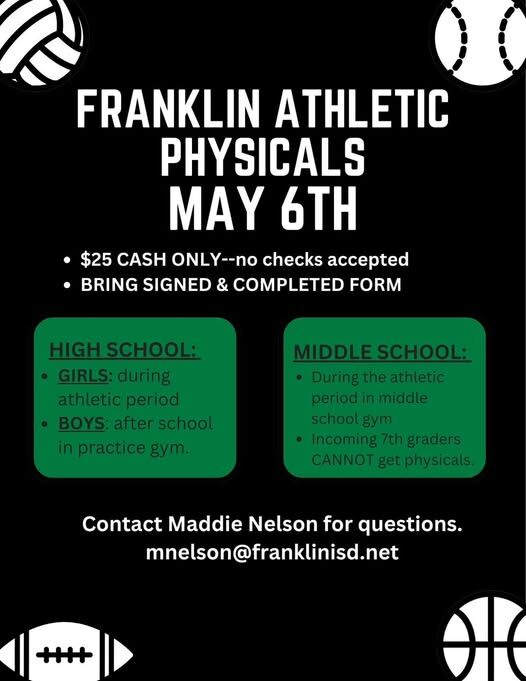 Athletic Physicals 