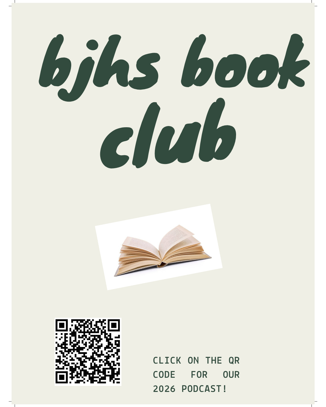 BJHS Book Club Podcast Premiere!