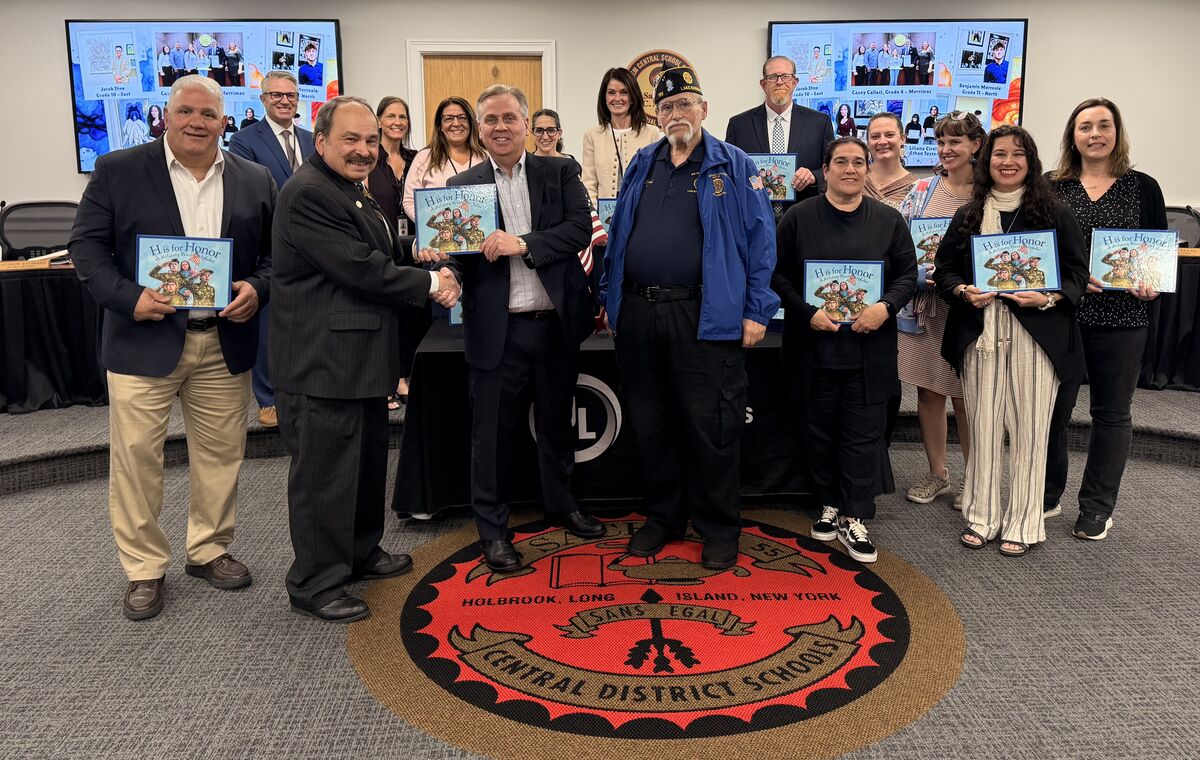 Honoring Service: Sachem Receives Military Family Books Ahead of Memorial Day