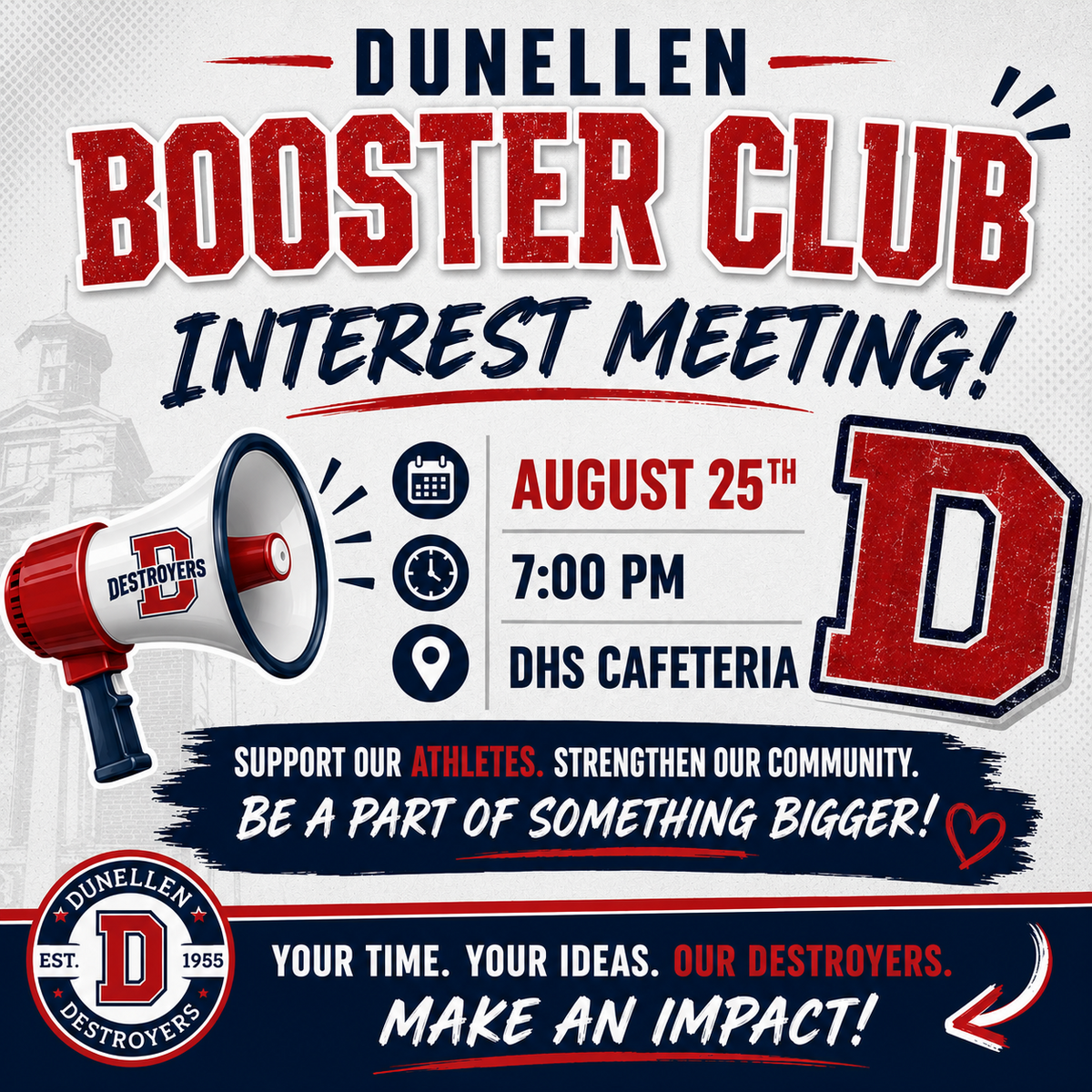 DHS Booster Club Meeting - Tuesday 8/25