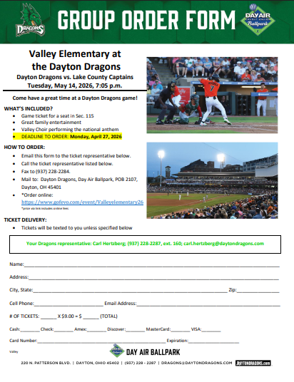 Valley Night at the Dragons!