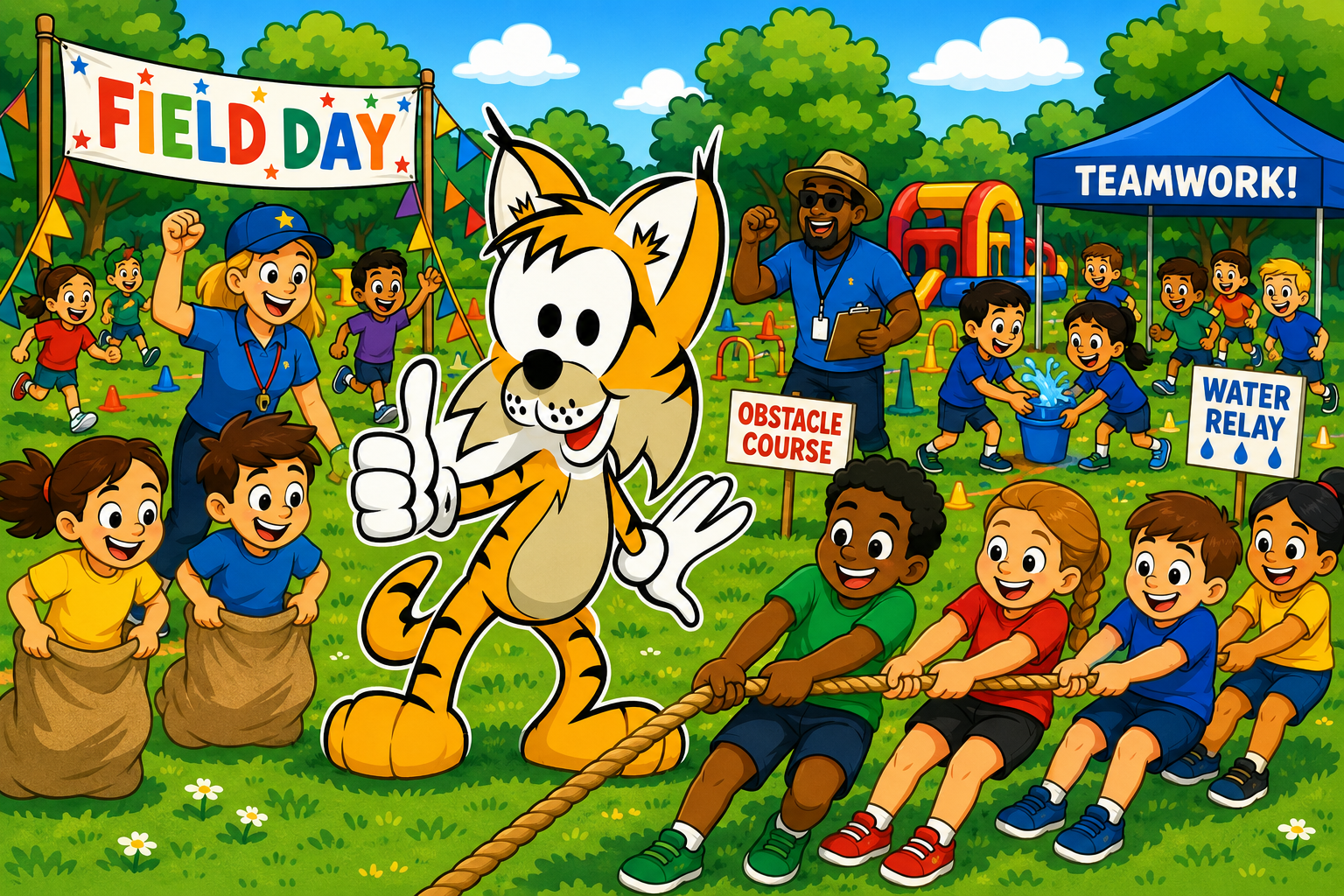 Volunteers for Field day on Monday, June 15th