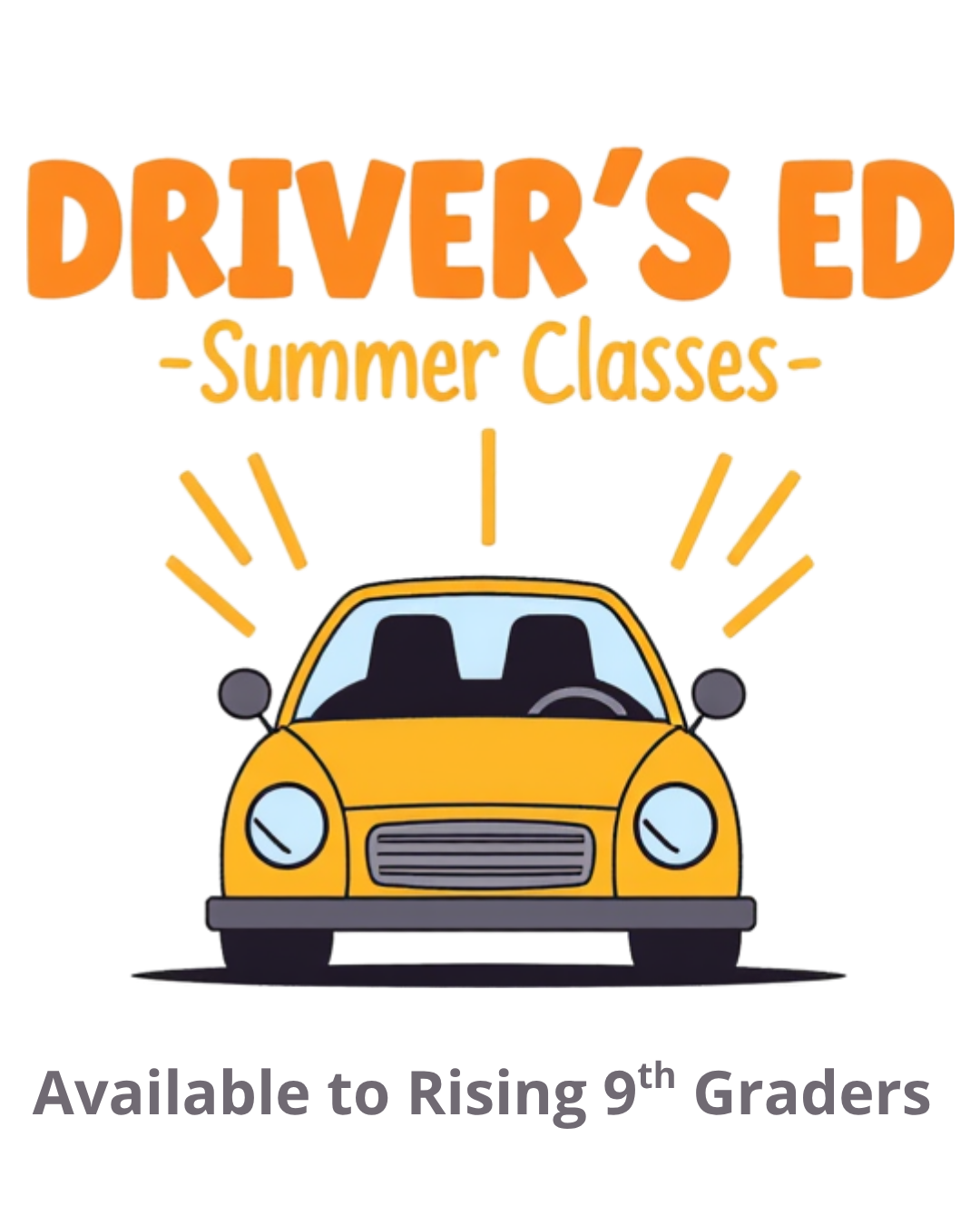 Driver's Ed Summer Classes