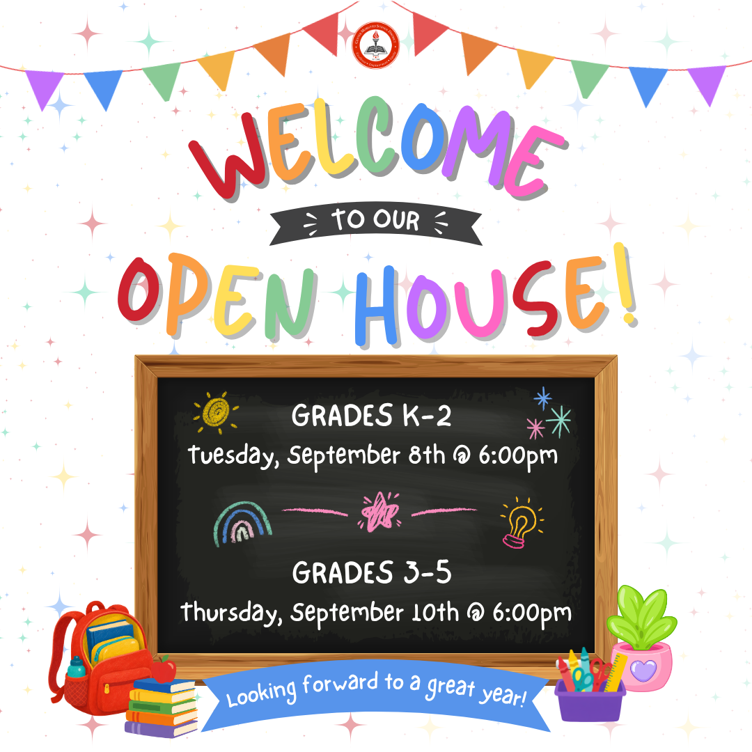 Tonight: Open House for K-2 Families!