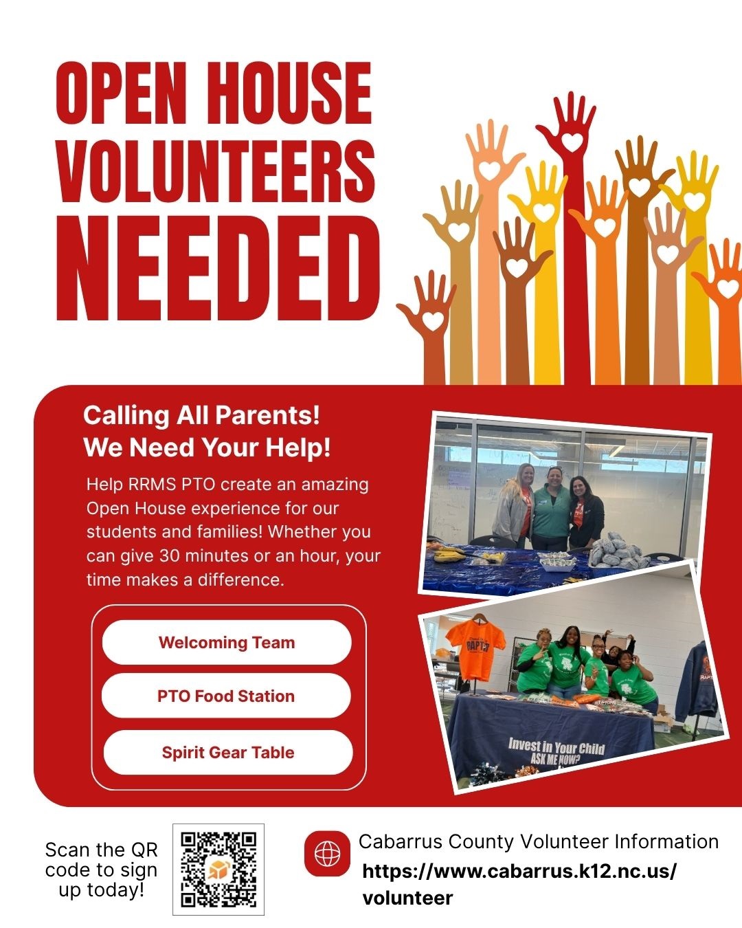 Open House Volunteers Needed