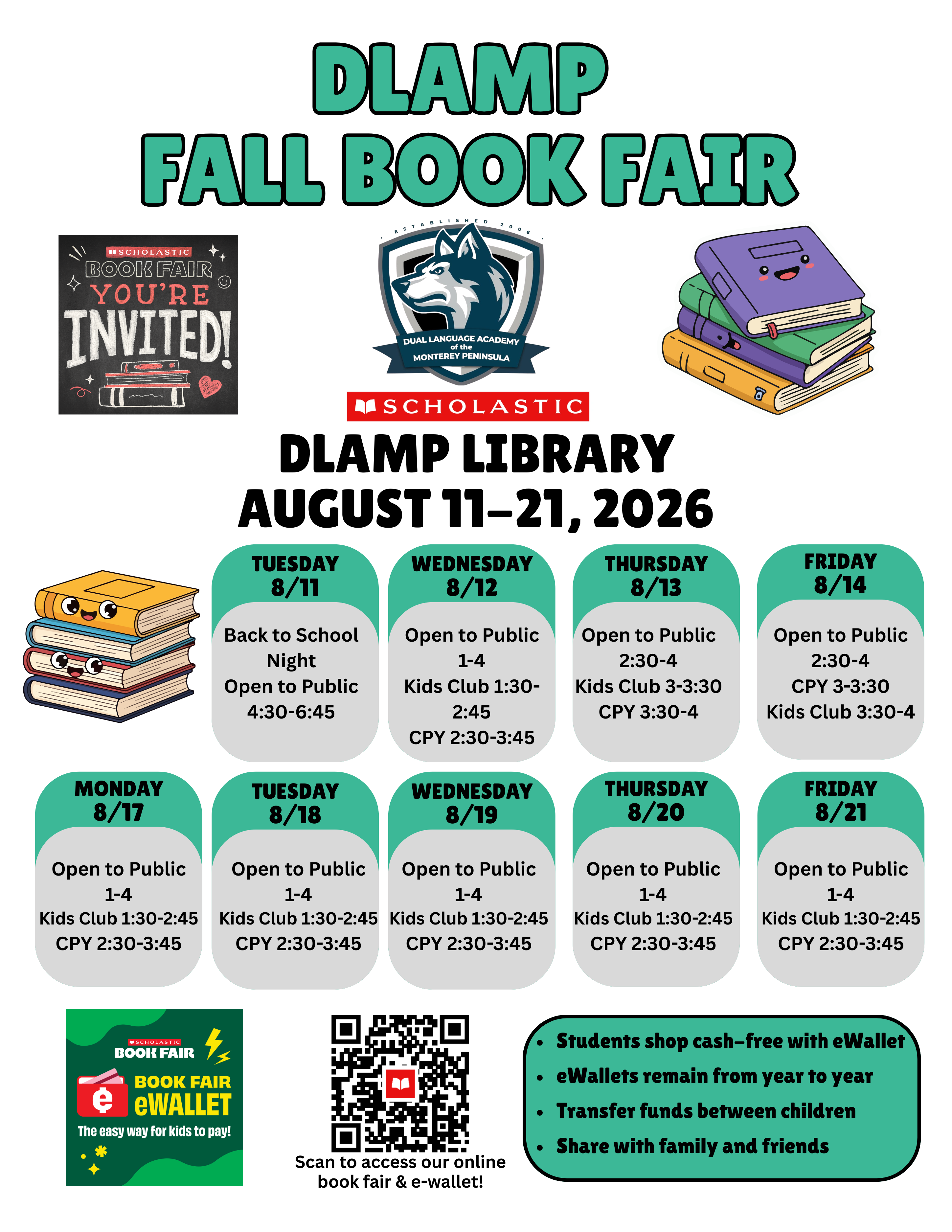 Discover new adventures: Join us at the DLAMP Book Fair!