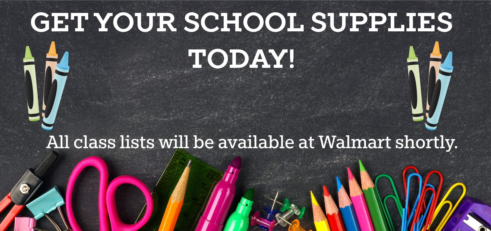 Supply Lists are Here!