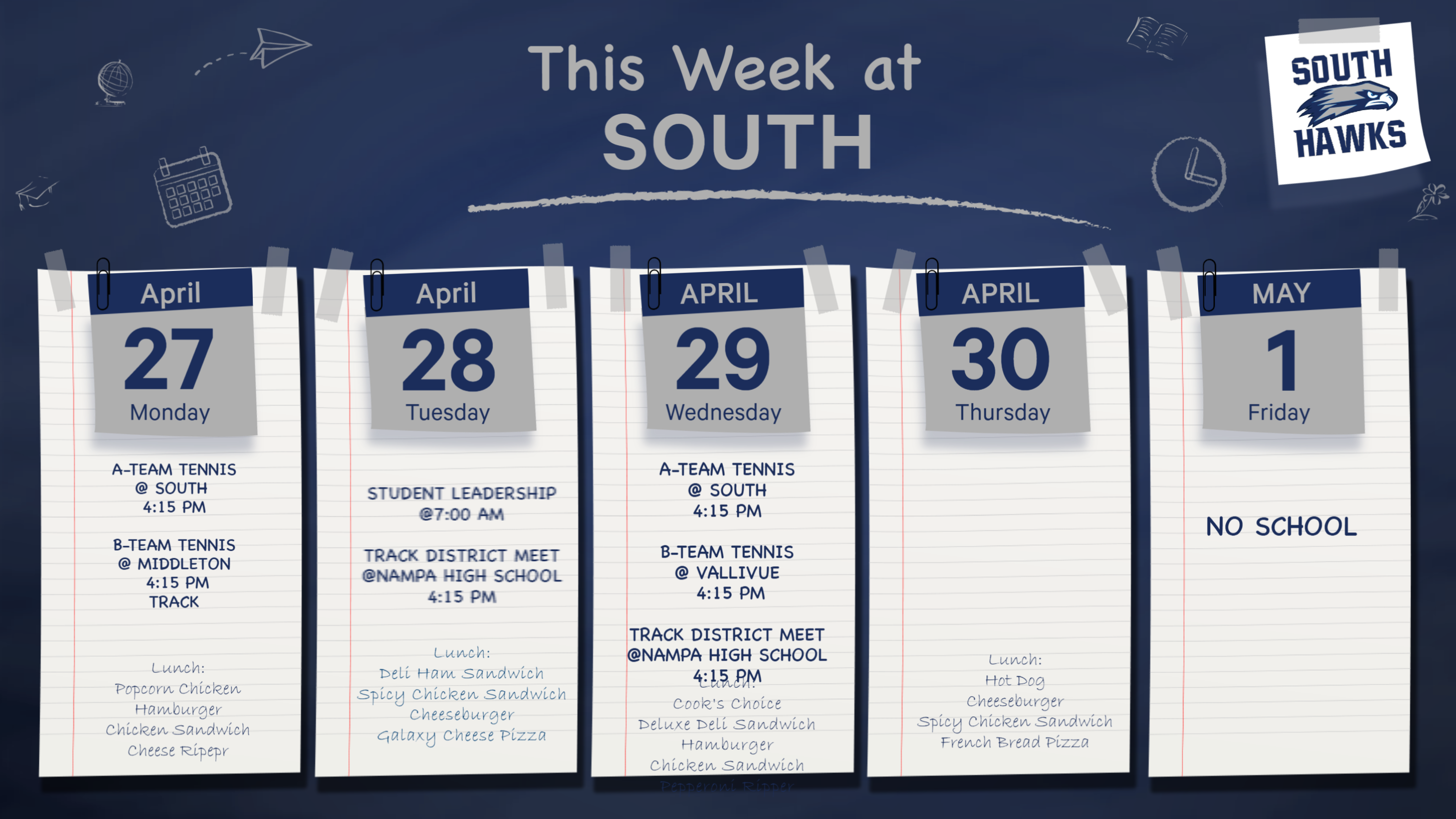 📅 This Week at South 