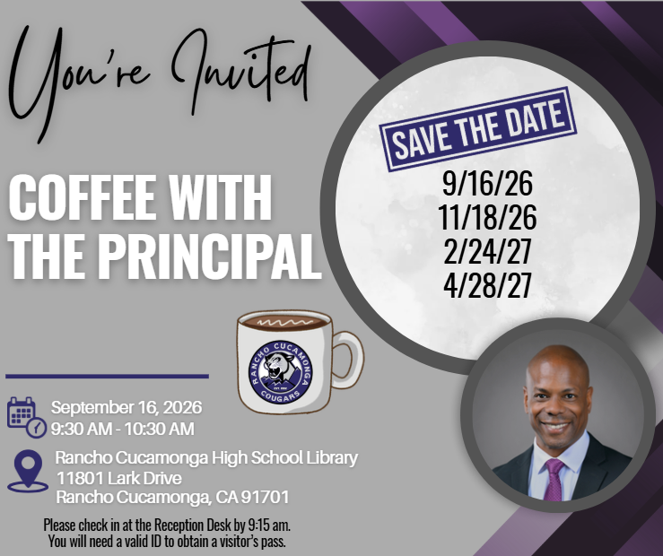 First Coffee with the Principal of the Year!