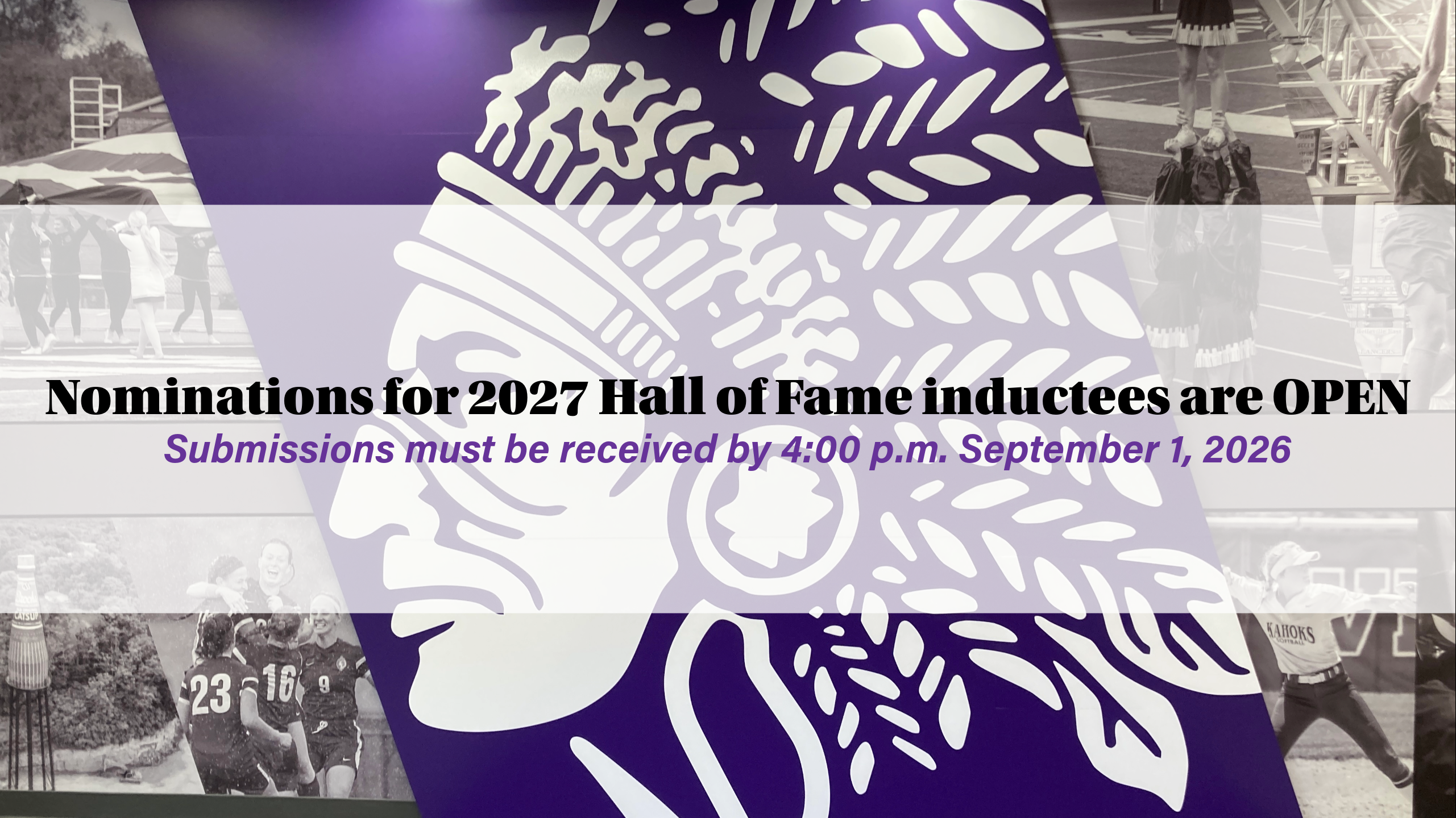 Nominations Open for 2027 Kahok Hall of Fame Inductees