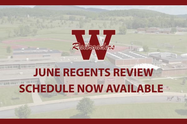 Regents Review Sessions Available for June Exams