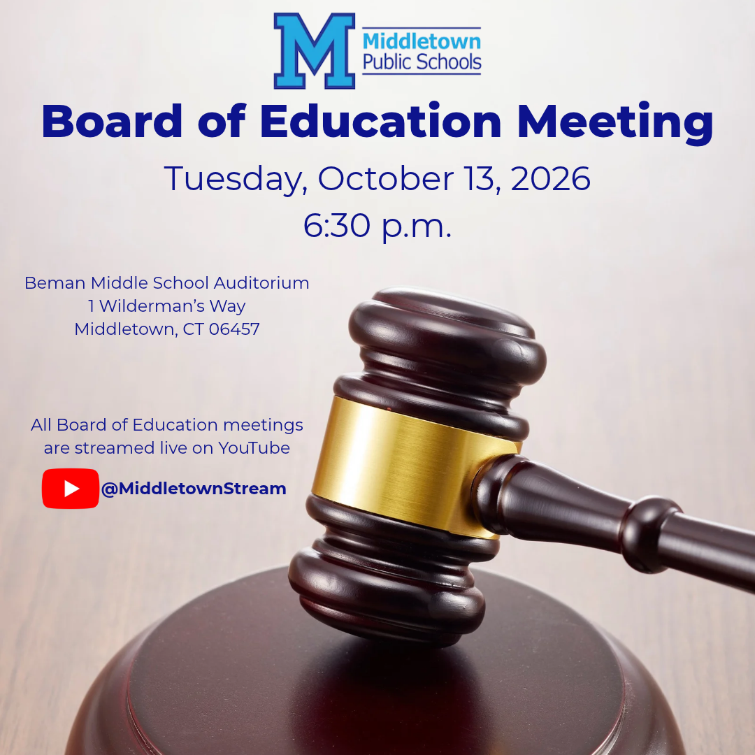 TONIGHT: Board of Education Meeting - October 13, 2026