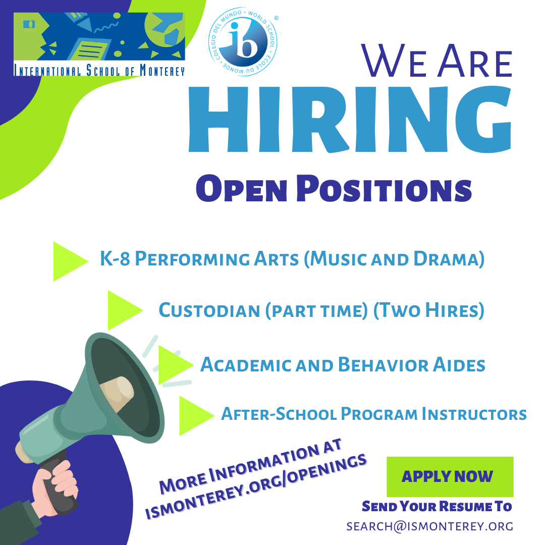 We're Hiring! Do you know someone interested? Part time Custodians Needed!