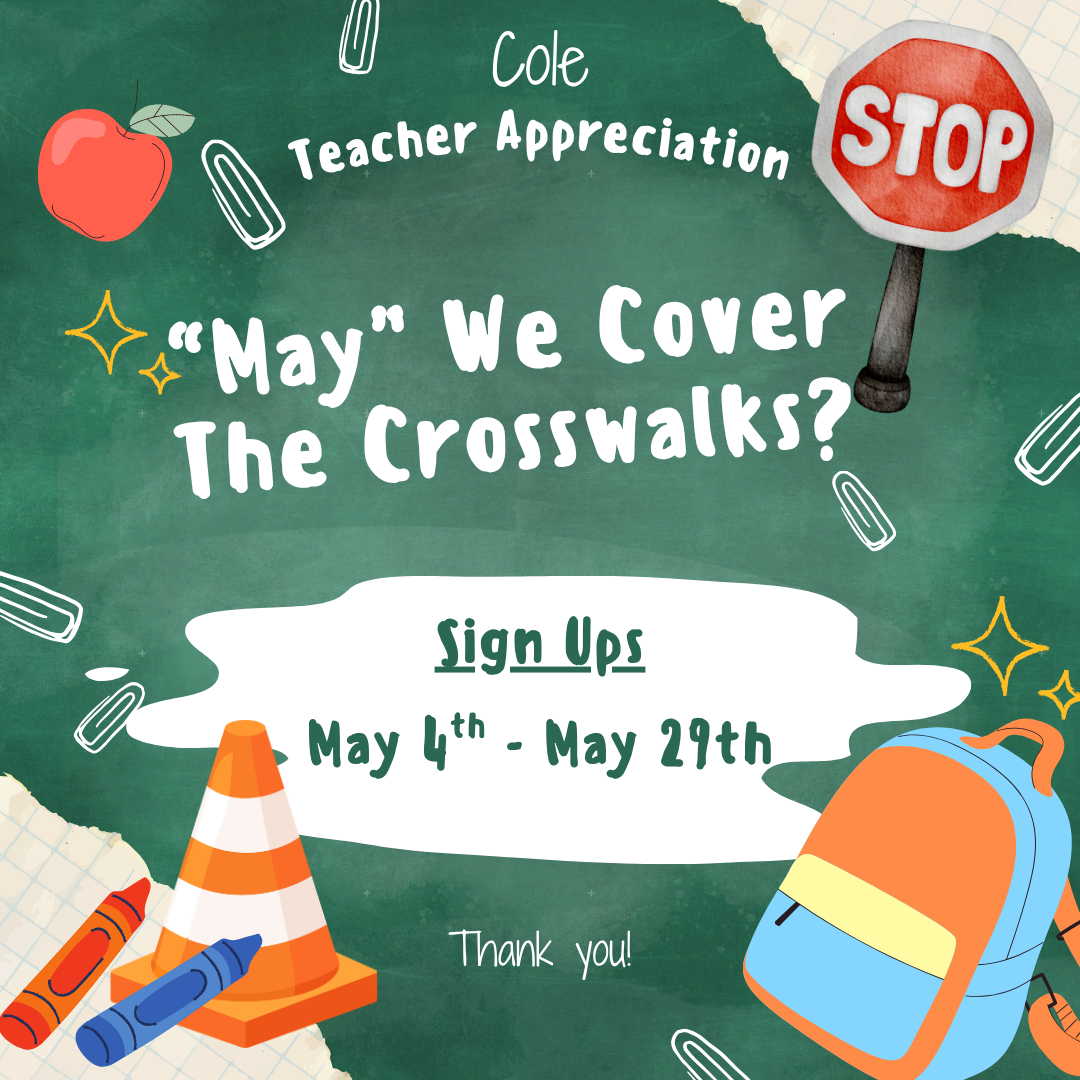 Cole | Teacher Appreciation Coming Soon!