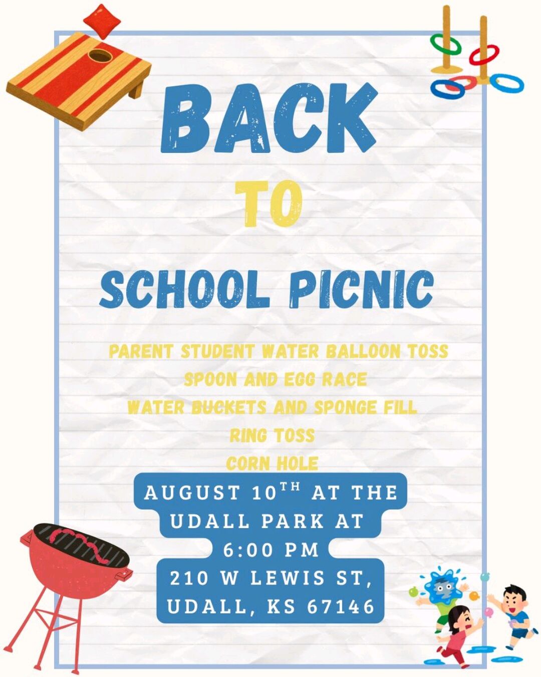 Udall USD 463 Annual Community Picnic!​
