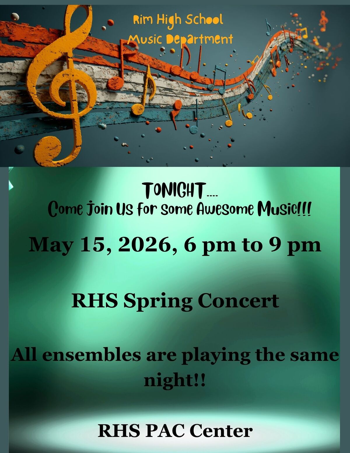 TONIGHT: RHS Spring Music Concert