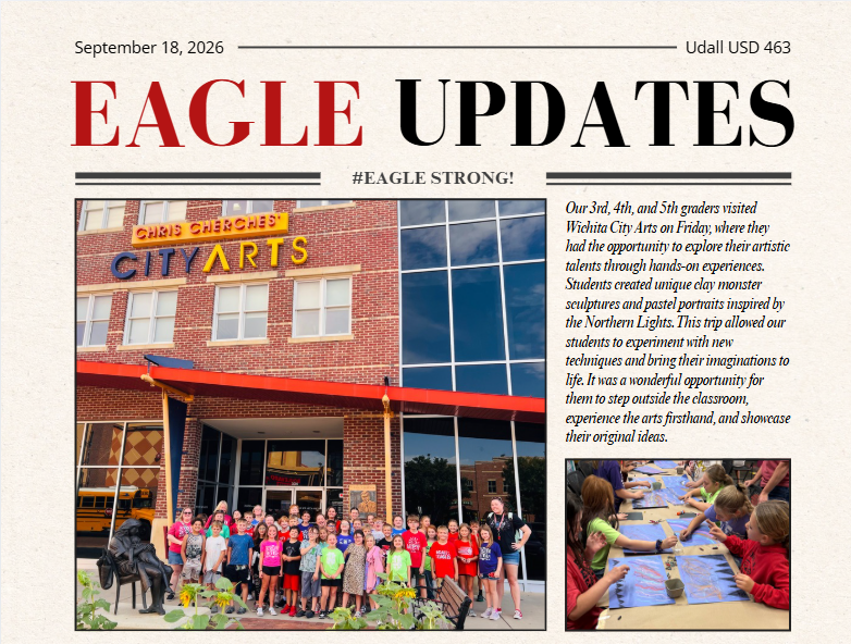 USD 463 District Newsletter (Friday, September 18, 2026) (with working link)