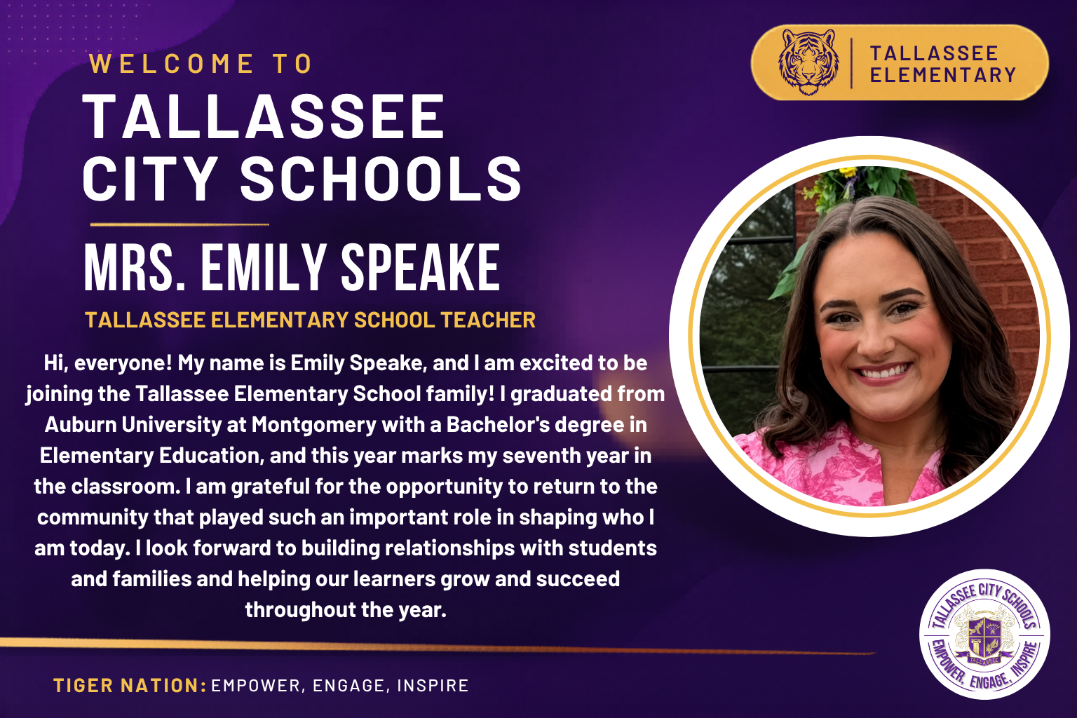 Welcome to Tallassee City Schools!